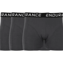 Endurance Vintertøj-Burke Boxer Shorts Herre - 3 pack 1011 Grey Melange