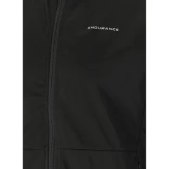 Endurance Løbetøj|Løbetøj-Diker 4-Way Stretch Løbejakke Herre, sort