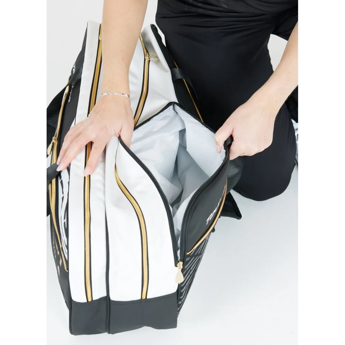 FZ Forza Badmintonudstyr-Tour Line Square Badmintontaske 0145 Black / White