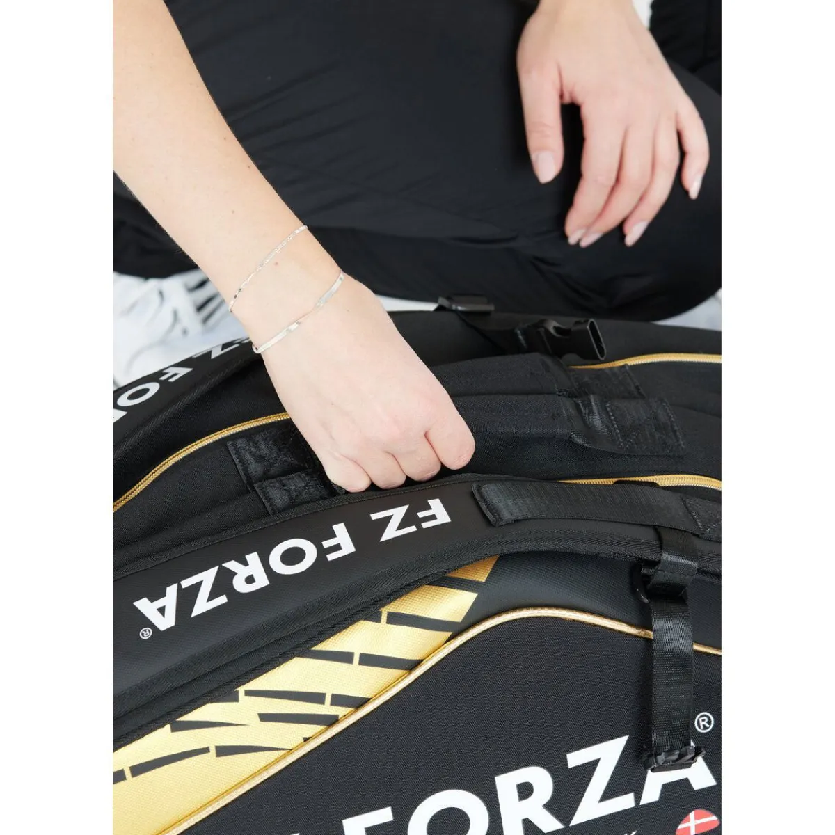 FZ Forza Badmintonudstyr-Tour Line x6 Badmintontaske 2031 Black / Gold