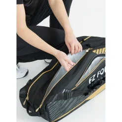 FZ Forza Badmintonudstyr-Tour Line x6 Badmintontaske 2031 Black / Gold