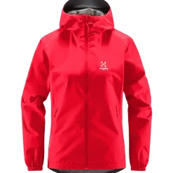 Haglöfs Regntøj|Regntøj-Haglófs Betula GTX Regnjakke Dame, scarlet red  Scarlet Red