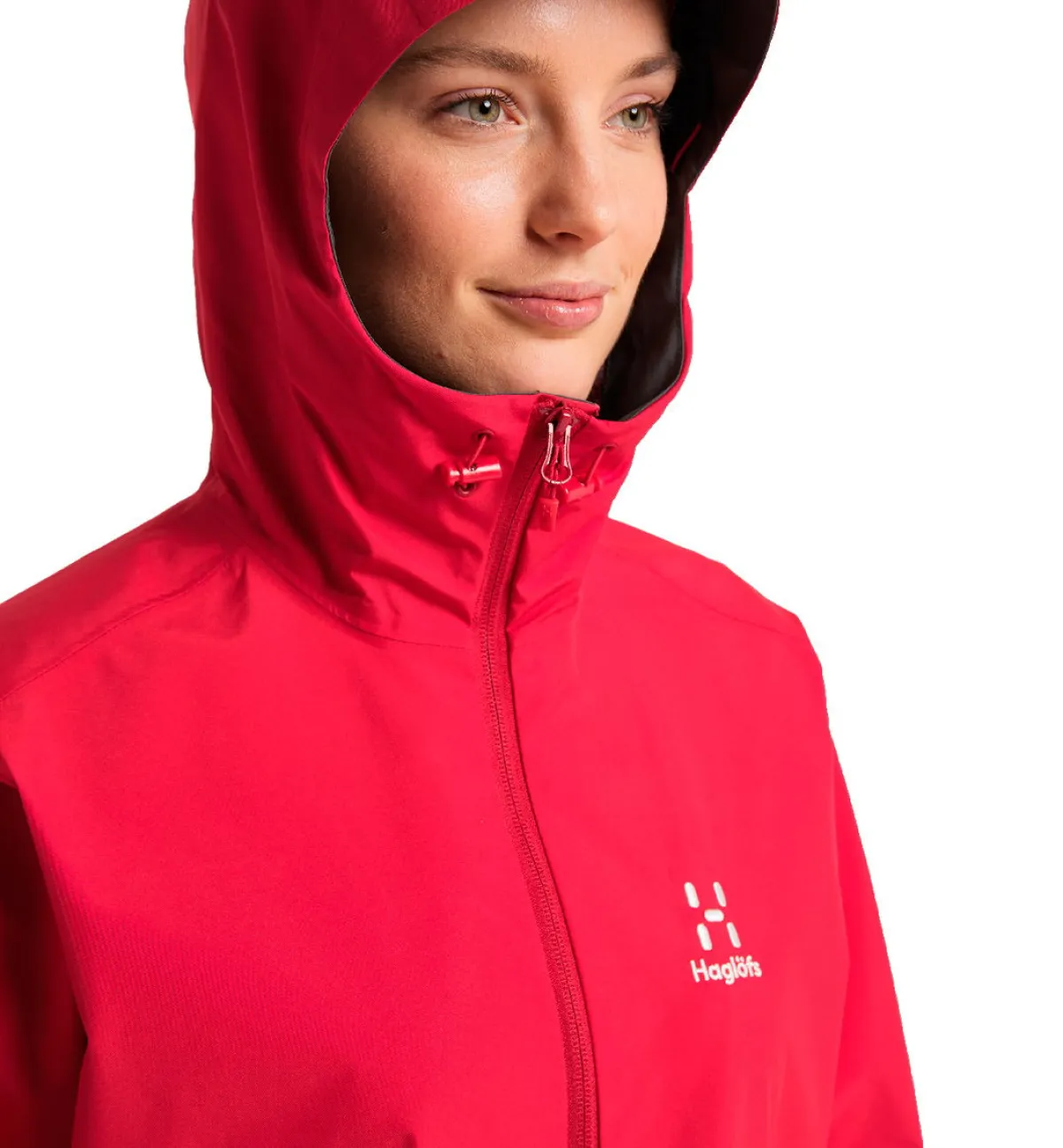 Haglöfs Regntøj|Regntøj-Haglófs Betula GTX Regnjakke Dame, scarlet red Scarlet Red