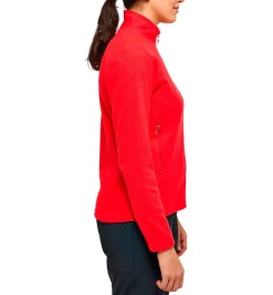 Haglöfs Beklædning|Skitøj-Buteo Fleecetrøje Dame, poppy red