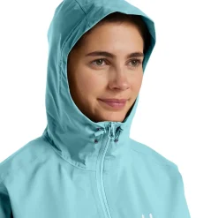 Haglöfs Regntøj|Regntøj-Buteo Regnjakke Dame, frost blue