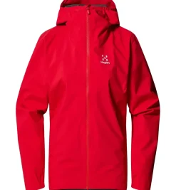 Haglöfs Regntøj|Regntøj-Korp Proof Regnjakke Dame, bright red 5RA - Bright red