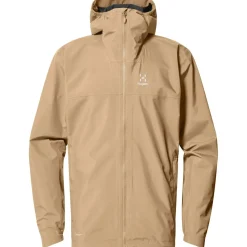 Haglöfs Regntøj|Regntøj-Korp Proof Regnjakke Herre, oak brown Oak Brown