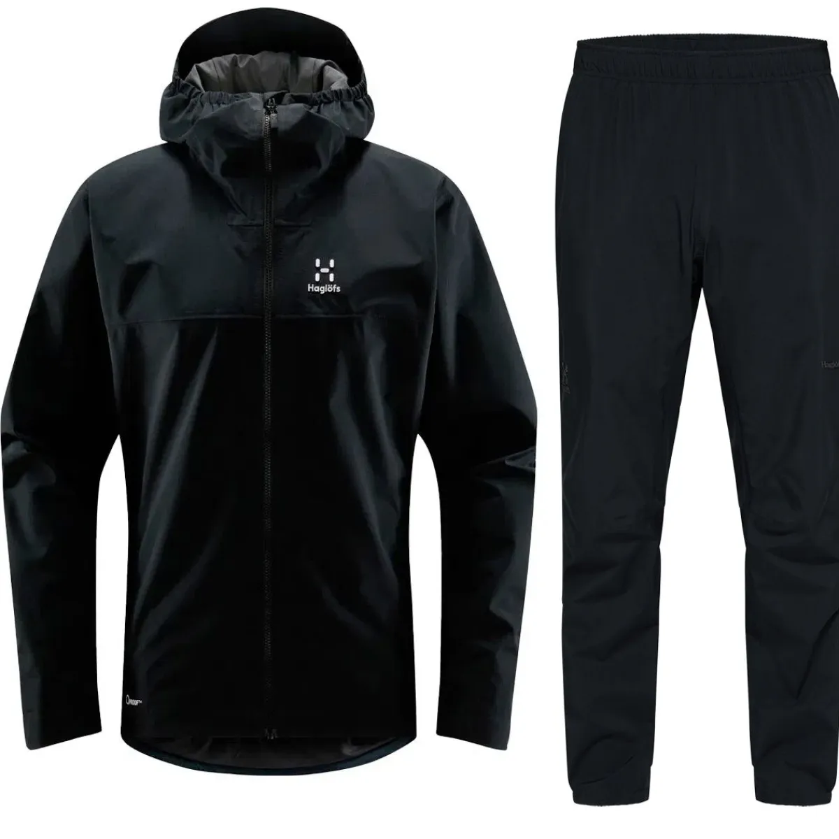 Haglöfs Regntøj|Regntøj-Korp Proof Regnsæt Herre, true black 2C5 True Black