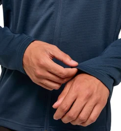 Haglöfs Beklædning|Vintertøj-Lark Hood Midlayer Trøje Herre, blå