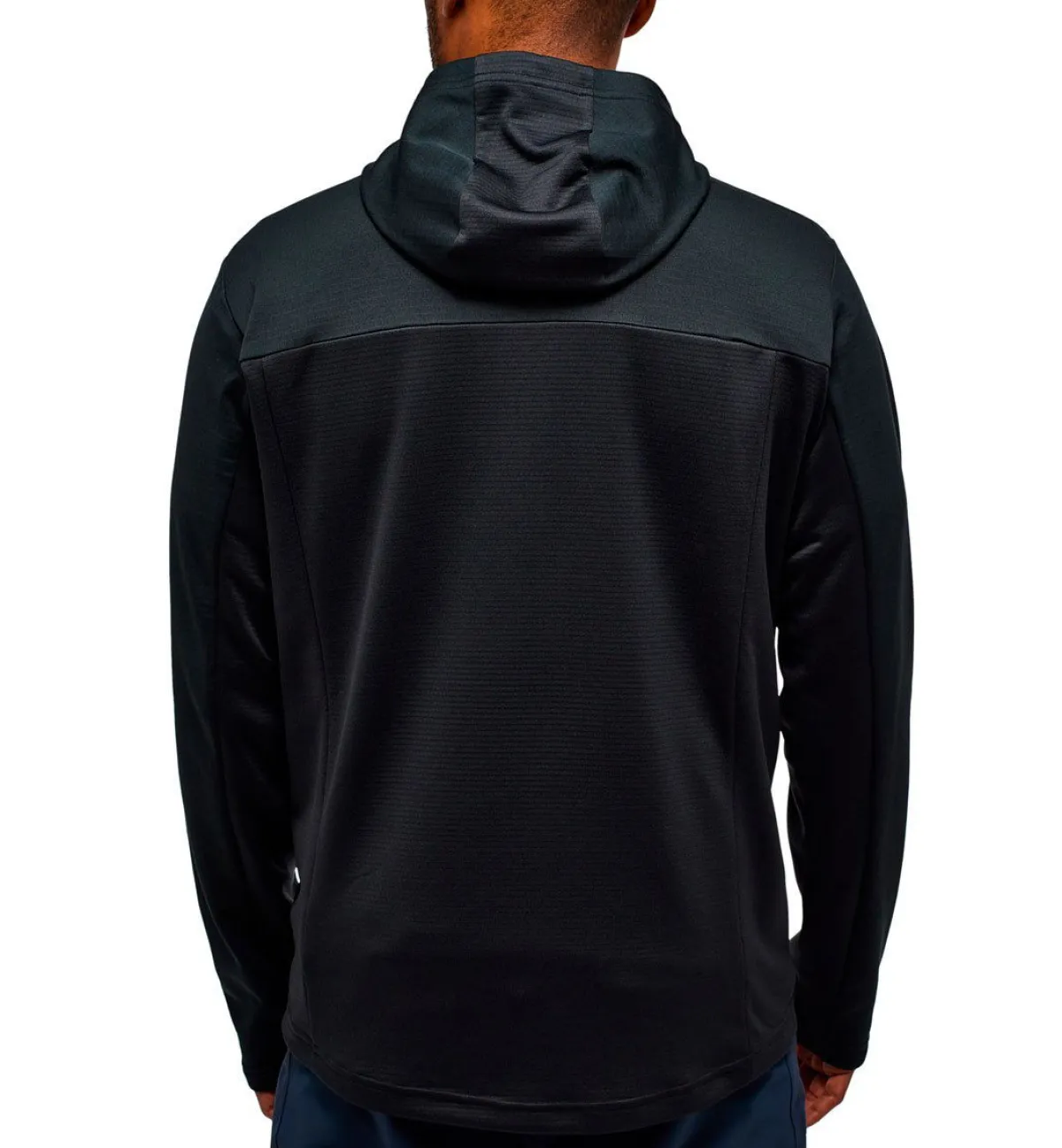 Haglöfs Vintertøj|Outdoortøj-Lark Hood Midlayer Trøje Herre, sort