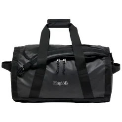 Haglöfs Rejsetasker|Duffelbags-Lava 50 Duffelbag - True Black True BlackMateriale: 900D Polyester med TPE-bagside, 4200D Oxford PolyamidMål: Højde: 31 cm Dybde: 35 cm Bredde: 53 cmVægt: Ca. 1030 gram (50 Liter)En driftsikker rejsetaske plads til alt dit udstyr. Lava er fremstillet rundt om et stort hovedrum med en indvendig, dokumentlomme med lynlås, og et andet rum med lynlås, hvilket kan fordobles som en lomme til at lægge tasken i. Behagelige, justerbare skulderremme, bærehåndtag og løftehåndtag lader dig bære den præcis, hvor du vil.Specifikationer:- Rummeligt hovedrum- Forstærket dobbelt lag i bunden- Forstærkede hjørner- Bærehåndtag- Indvendig lynlåslomme til dokumenter- Aftagelige, justerbare skulderremmene- Indvendigt, lynlåsrum tillader dig at opdele ekstra udstyr eller tøj og kan også deles som opbevaringslommeDetaljer