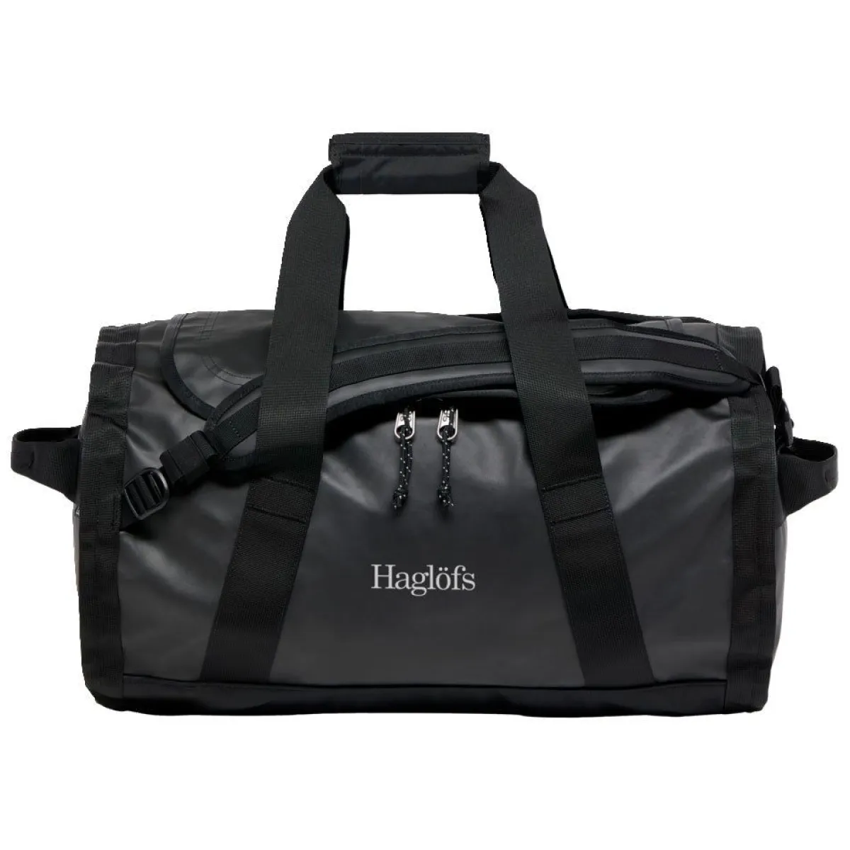 Haglöfs Rejsetasker|Duffelbags-Lava 50 Duffelbag - True Black True BlackMateriale: 900D Polyester med TPE-bagside, 4200D Oxford PolyamidMål: Højde: 31 cm Dybde: 35 cm Bredde: 53 cmVægt: Ca. 1030 gram (50 Liter)En driftsikker rejsetaske plads til alt dit udstyr. Lava er fremstillet rundt om et stort hovedrum med en indvendig, dokumentlomme med lynlås, og et andet rum med lynlås, hvilket kan fordobles som en lomme til at lægge tasken i. Behagelige, justerbare skulderremme, bærehåndtag og løftehåndtag lader dig bære den præcis, hvor du vil.Specifikationer:- Rummeligt hovedrum- Forstærket dobbelt lag i bunden- Forstærkede hjørner- Bærehåndtag- Indvendig lynlåslomme til dokumenter- Aftagelige, justerbare skulderremmene- Indvendigt, lynlåsrum tillader dig at opdele ekstra udstyr eller tøj og kan også deles som opbevaringslommeDetaljer