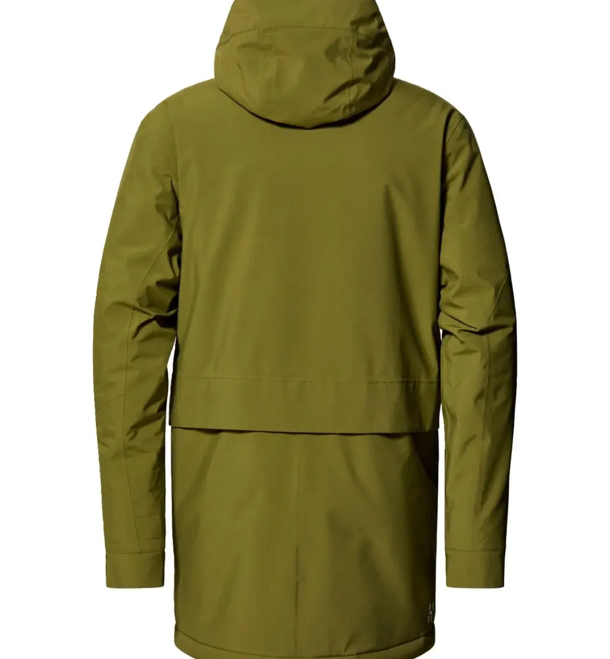 Haglöfs Vintertøj|Vintertøj-Salix Proof Mimic Parka Herre Oliven grønVægt: 954 gramMateriale: 100% genanvendt PROOF™ (Bluesign® -godkendt)Haglöfs Salix Proof Mimic Parka er en funktionel og bæredygtig vinterjakke, designet til at modstå selv de koldeste og mest våde vejrforhold. Parkaen er fremstillet med Haglöfs' PROOF™-teknologi, som gør jakken fuldt vandtæt og åndbar, så du kan forblive tør og komfortabel hele dagen.Jakken er foret med Mimic-materiale, der imiterer dun og giver en varm, letvægtsisolering – perfekt til kolde vinterdage. Den justerbare hætte, de praktiske lommer og de forstærkede skuldre giver ekstra funktionalitet og holdbarhed. Med et klassisk, stilfuldt design og bæredygtige materialer er Salix Proof Mimic Parka det ideelle valg til både byliv og friluftsliv, for dem der søger komfort og beskyttelse uden at gå på kompromis med miljøet.Detaljer:- 2 lags PROOF™ membran (Vind- og vandtæt)- Vandtæthed: vandsøjleværdi 10.000 mm- Åndbarhed: 10.000 g/m2/24 timer- Isoleret med Mimic SILVER pladeisolering - 2 forlommer og 1 indvendig lomme- Justerbar hætte- Justerbare ærmekanter- Reflekslogo ved lænden Detaljer