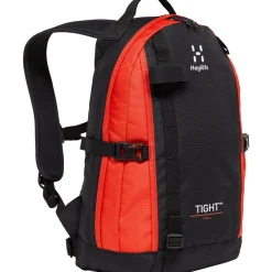 Haglöfs Rygsække|Tasker Og Rygsække-Tight Small Rygsæk, habanero True black / HabaneroVolume: ca. 15 literMål: (højde x dybde x bredde): 46x22x27 cmVægt: ca. 480 gDen populære Tight rygsæk fra Haglöfs er tilbage i en opdateret version. Haglöfs kombinerer genanvendte materialer med et markant, ikonisk design.