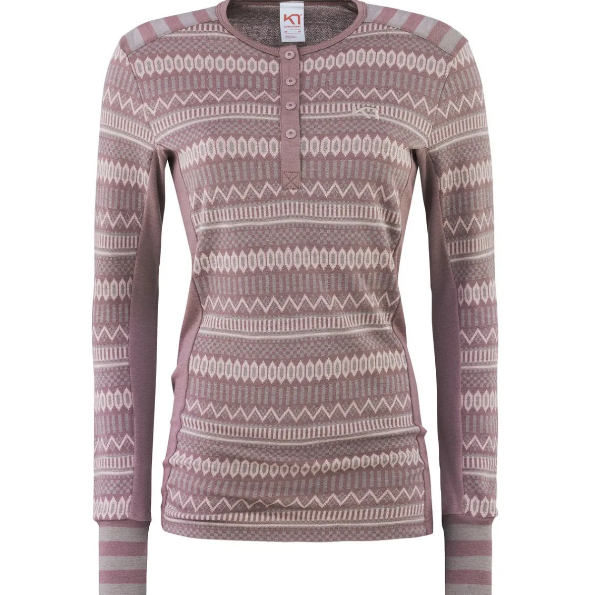 Kari traa Skitøj|Skitøj-Åkle Merinould Skiundertrøje Dame, taupe Taupe