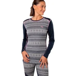 Kari traa Skitøj|Skitøj-Mina Merinould Skiundertrøje Dame, royal