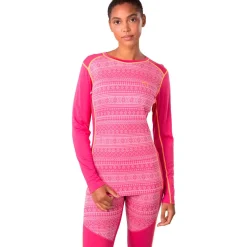 Kari traa Skitøj|Skitøj-Mina Merinould Skiundertrøje Dame, berry