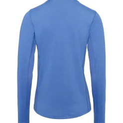 Kari traa Træningstøj|Træningstøj-Myrblå Langærmet Trænings-T-Shirt Dame