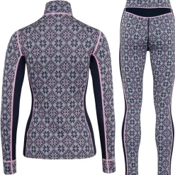 Kari traa Skitøj|Vintertøj-Rose H/Z Merinould Skiundertøjssæt Dame, roy  Roy