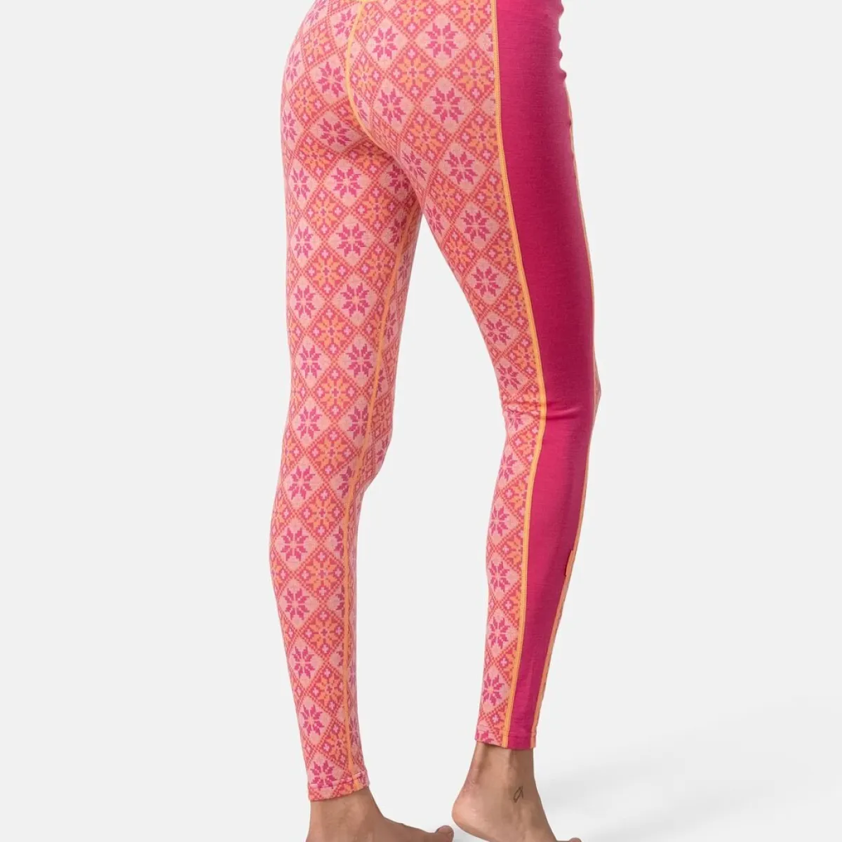 Kari traa Skitøj|Skitøj-Rose Merino uld Skiunderbukser Dame, Berry