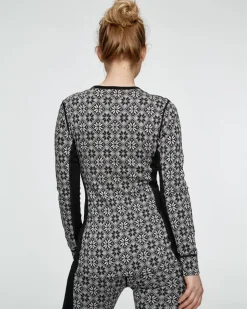Kari traa Skitøj|Vintertøj-Rose Merinould Skiundertøjssæt Dame, black Black