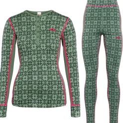 Kari traa Skitøj|Vintertøj-Rose Merinould Skiundertøjssæt Dame, sag  Sag