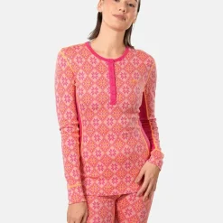 Kari traa Skitøj|Skitøj-Rose Skiundertrøje Merino Uld Dame, Berry