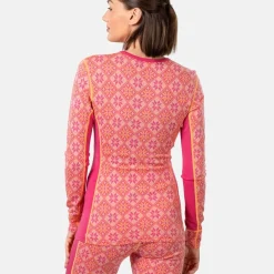 Kari traa Skitøj|Skitøj-Rose Skiundertrøje Merino Uld Dame, Berry