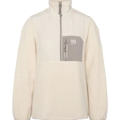 Kari traa Vintertøj|Beklædning-Rothe Half-Zip Fleecetrøje Dame  Bjerk