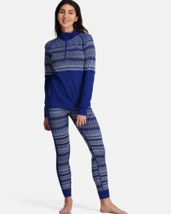 Kari traa Skitøj|Skitøj-Silja Half-Zip Dame, azure
