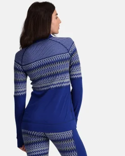 Kari traa Skitøj|Skitøj-Silja Half-Zip Dame, azure