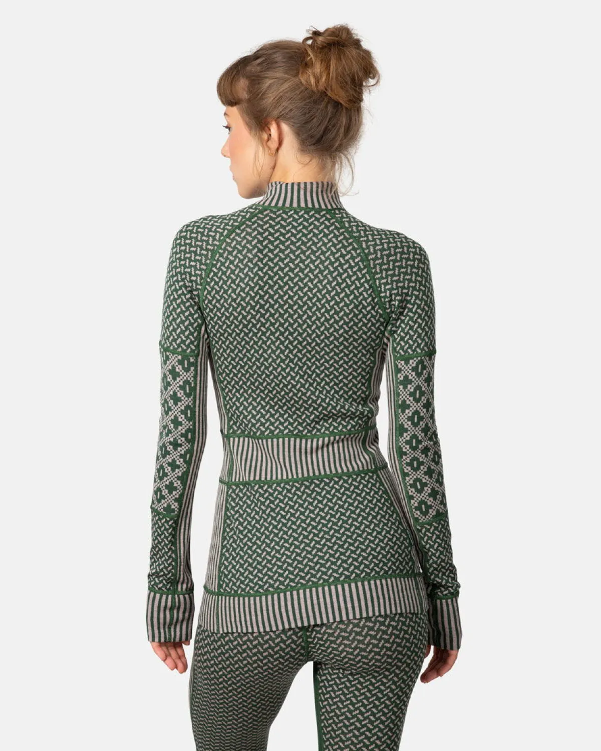 Kari traa Vintertøj|Skitøj-Smekker Half-Zip Skiundertrøje Dame