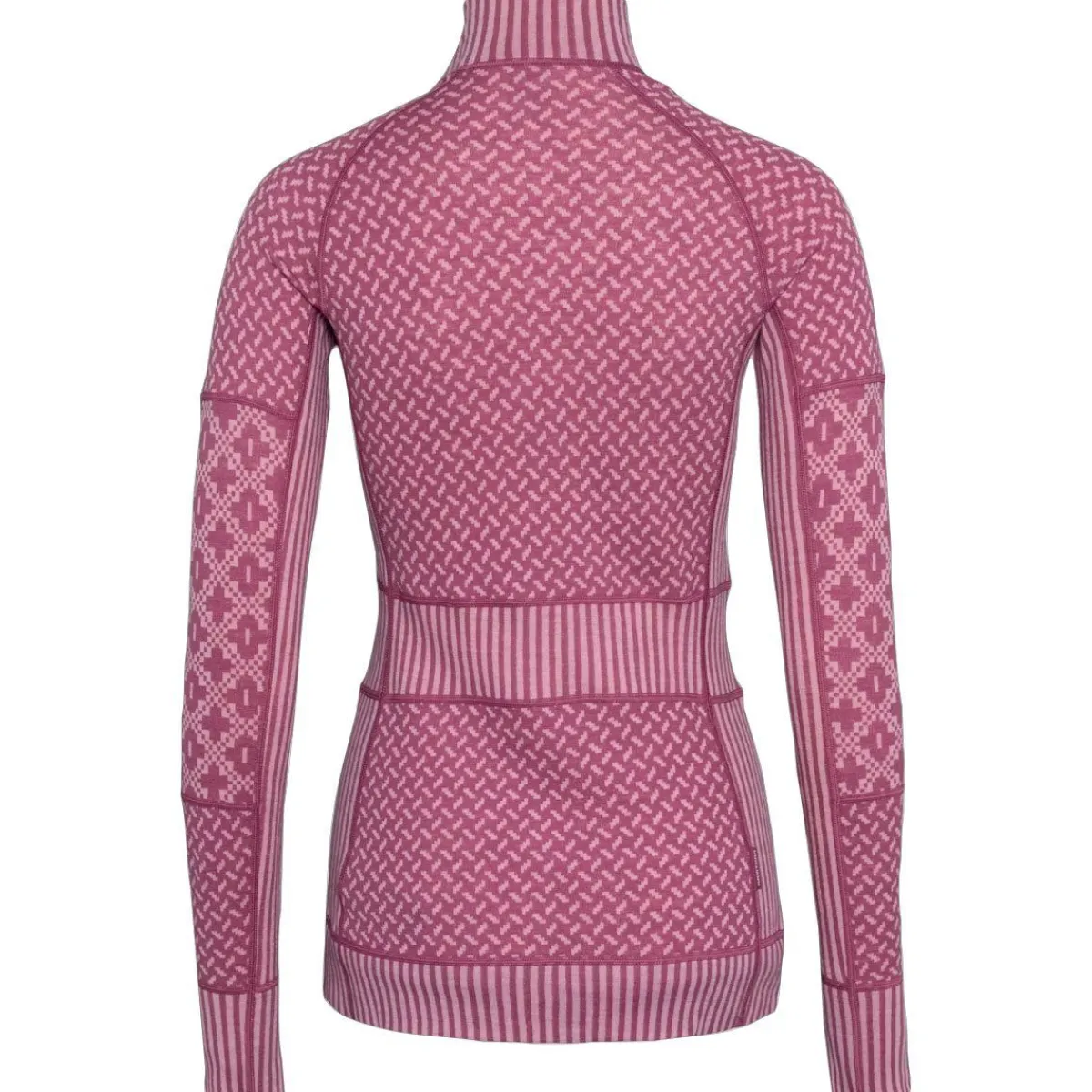 Kari traa Skitøj|Vintertøj-Smekker Half-Zip Skiundertrøje Dame, plum