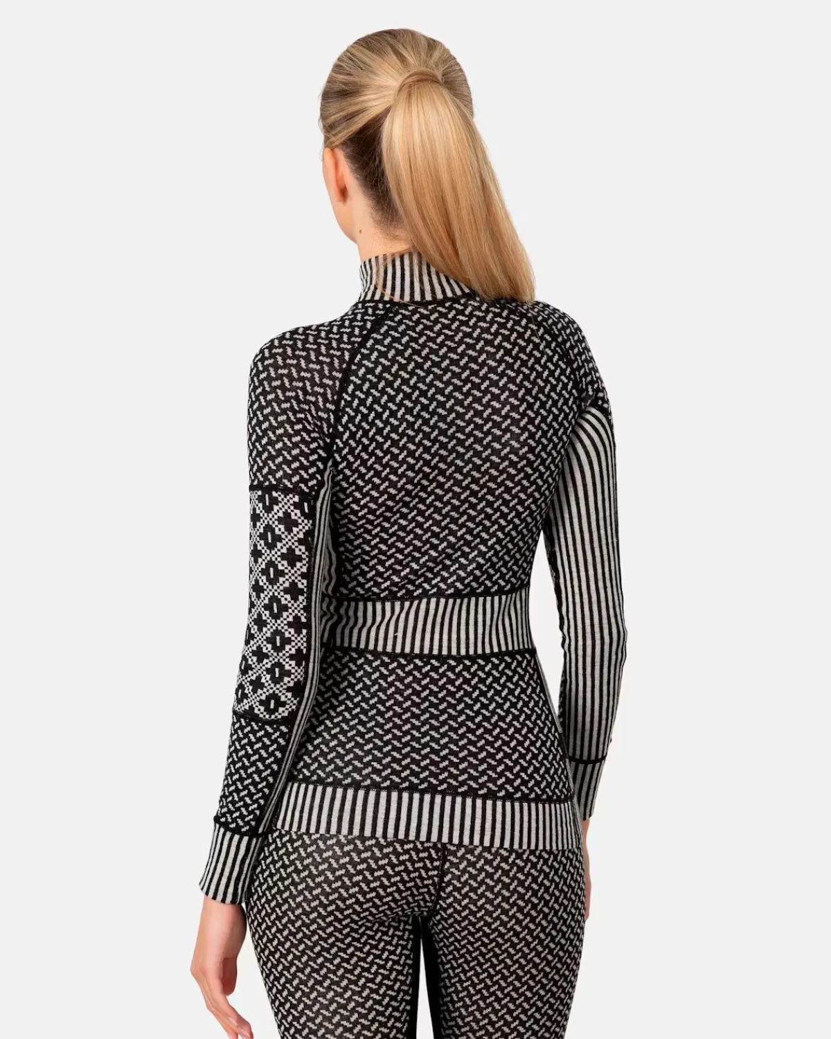 Kari traa Skitøj|Vintertøj-Smekker Half-Zip Skiundertrøje Dame, black Rouge