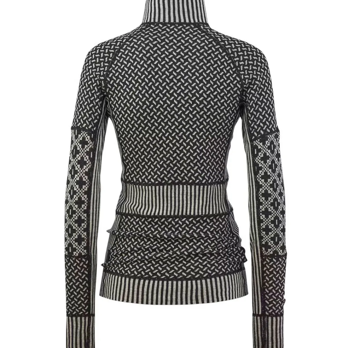 Kari traa Skitøj|Vintertøj-Smekker Half-Zip Skiundertrøje Dame, black Rouge