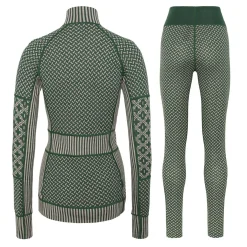 Kari traa Vintertøj|Skitøj-Smekker H/Z Merinould Skiundertøjssæt Dame, black Copy  Black