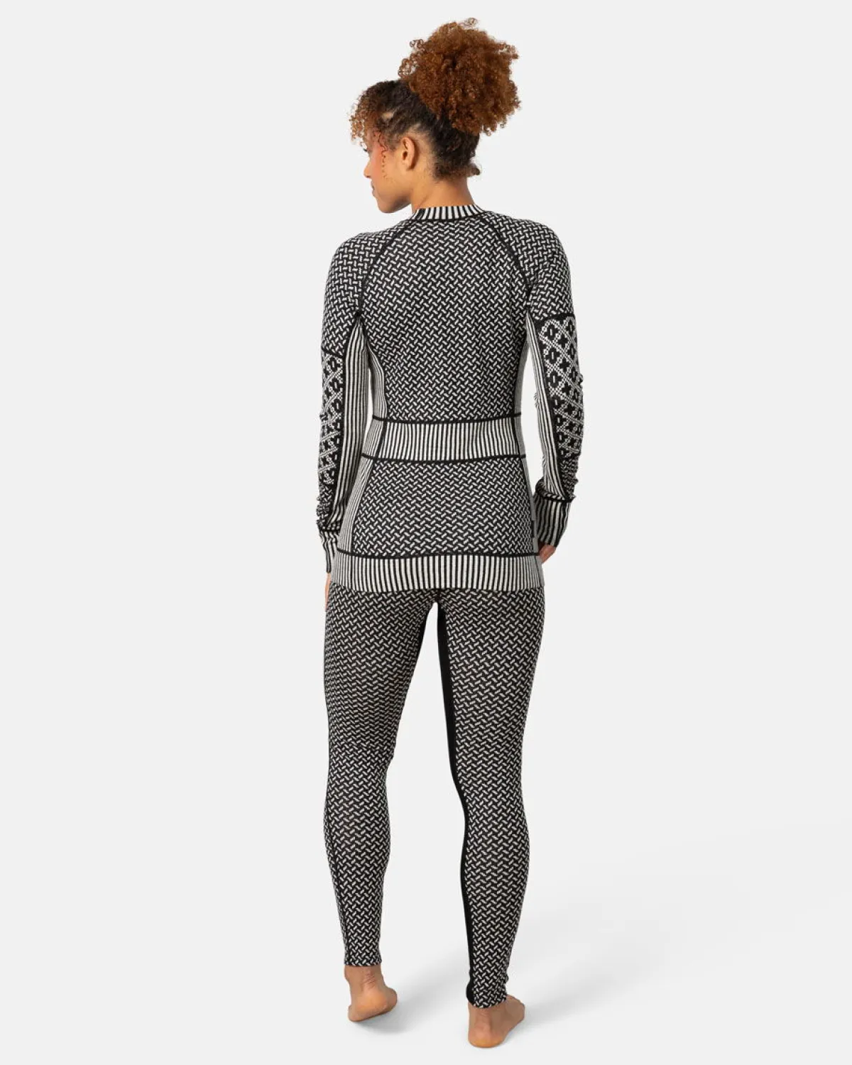 Kari traa Vintertøj|Skitøj-Smekker Merinould Skiundertøjssæt Dame, black Black