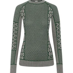 Kari traa Skitøj|Skitøj-Smekker Merinould Skiundertrøje Dame, thyme Thyme