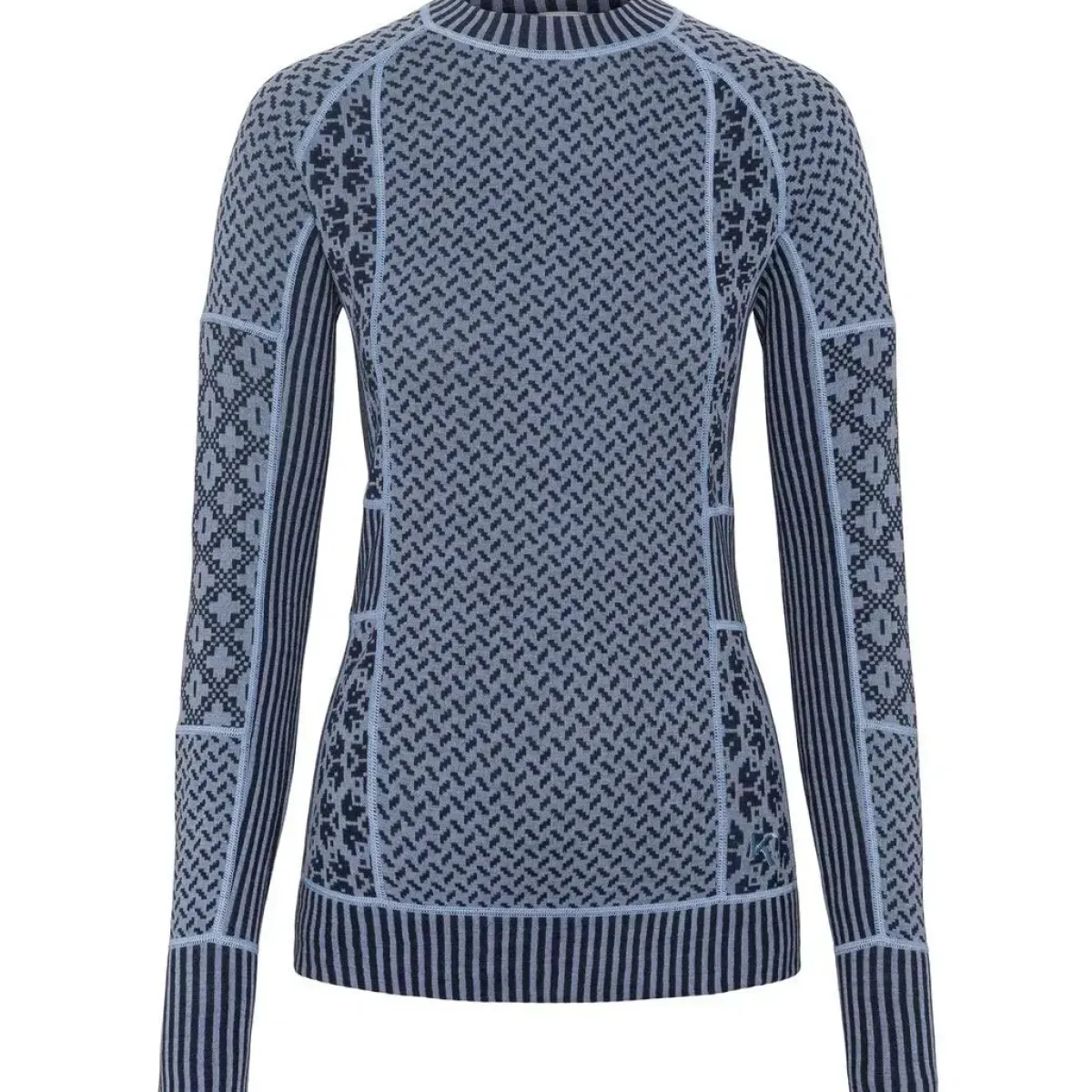 Kari traa Vintertøj|Skitøj-Smekker Merinould Skiundertøjssæt Dame, iris Iris