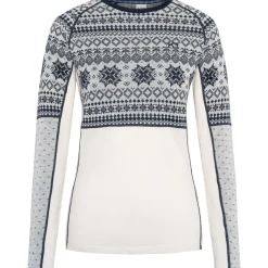 Kari traa Skitøj|Vintertøj-Vilma Merinould Skiundertøjssæt Dame, nwhite  Nwhite / Royal