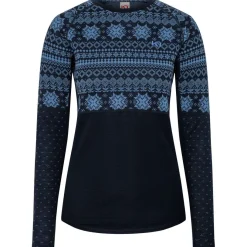 Kari traa Vintertøj|Skitøj-Vilma Merinould Skiundertrøje Dame, sea  Sea