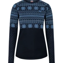 Kari traa Vintertøj|Skitøj-Vilma Merinould Skiundertøjssæt Dame, sea  Sea