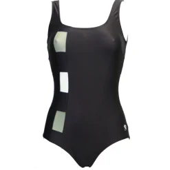 Lykke R Svømmetøj-Lowcut Badedragt Dame Black / Green