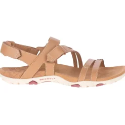 Merrell Fodtøj|Sandaler-Sandspur Rose Convert Sandal Dame Tobacco / Pomegranate