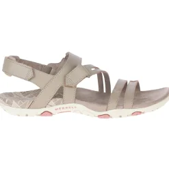 Merrell Fodtøj|Sandaler-Sandspur Rose Convert Sandal Dame Brindle / Pink