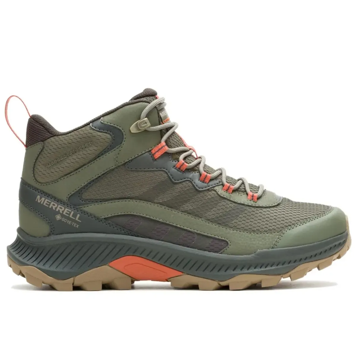 Merrell Fodtøj|Vandresko-Speed Strike 2 Mid Gore-Tex Herrestøvle Olive