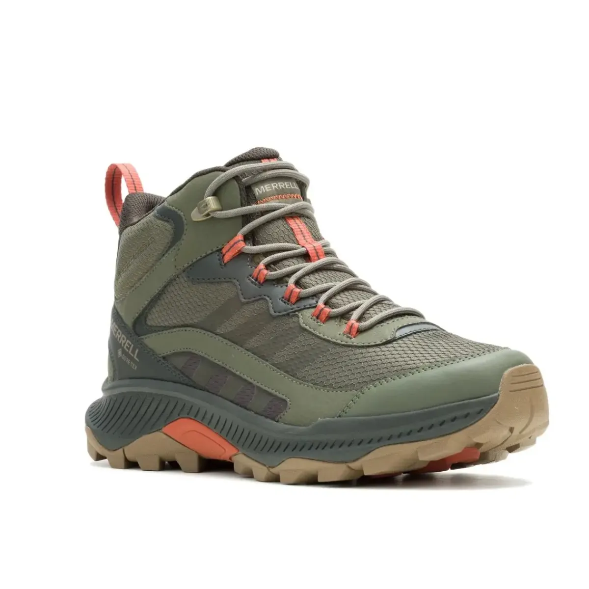 Merrell Fodtøj|Vandresko-Speed Strike 2 Mid Gore-Tex Herrestøvle Olive