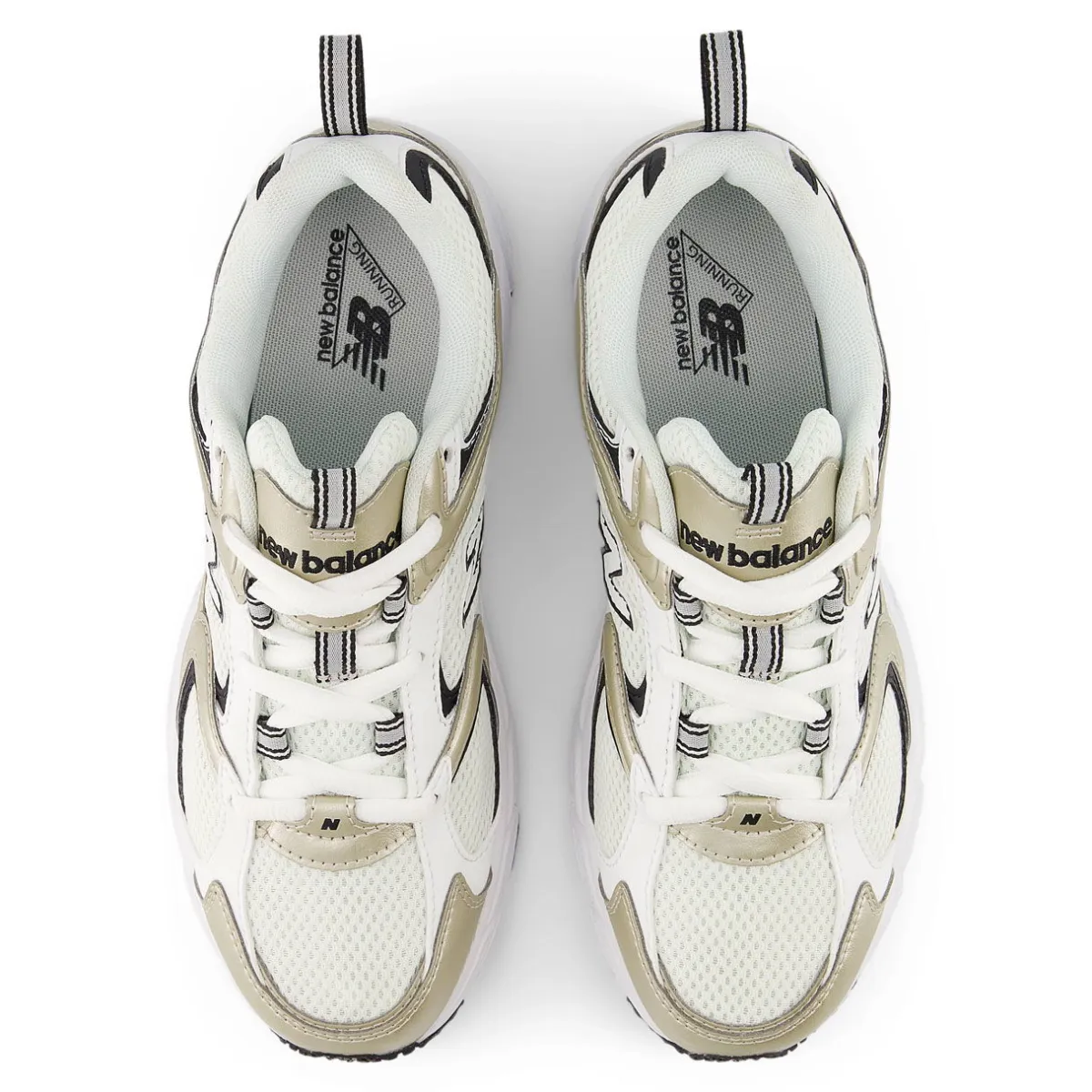 New Balance Sneakers|Sneakers-408 Sneakers Sea Salt / White / Light Gold Metallic / Black