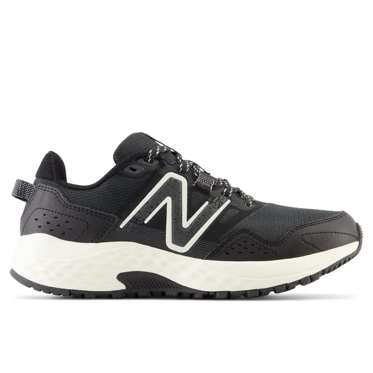 New Balance Fodtøj|Løbesko-410 Version 8 Trail Damesko Blacktop / Sea Salt / Black