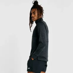 New Balance Beklædning|Løbetøj-Athletics Heat Grid Half-Zip Midlayer Herre